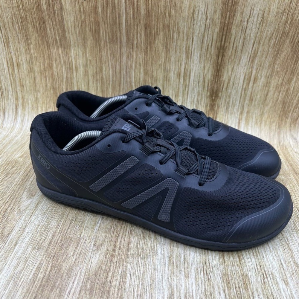 Xero Shoes HFS II Men's Size 12 Running Sneakers Black Minimalist Zero Drop